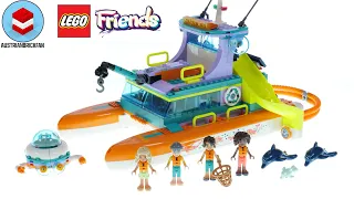 LEGO Friends 41734 Sea Rescue Boat - LEGO Speed Build Review