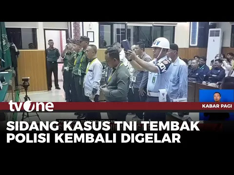 Fakta Baru di Sidang Penembakan 3 Polisi di Way Kanan Lampung