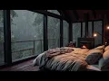 Sounds Rain and Thunder on Window ⛈ Sounds Heavy Rain for Deep Sleep, Sleep Quickly, Reduce Stress