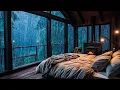 Download Lagu Sounds Rain and Thunder on Window ⛈ Sounds Heavy Rain for Deep Sleep, Sleep Quickly, Reduce Stress