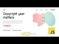 JavaScript Magic Auto-Update Copyright Year