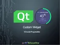 Qt - Custom Widget ProgressBar