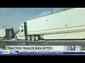 Tractor ban on thruway in WNY lifted