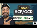Java Program to Find HCF GCD of Two Numbers