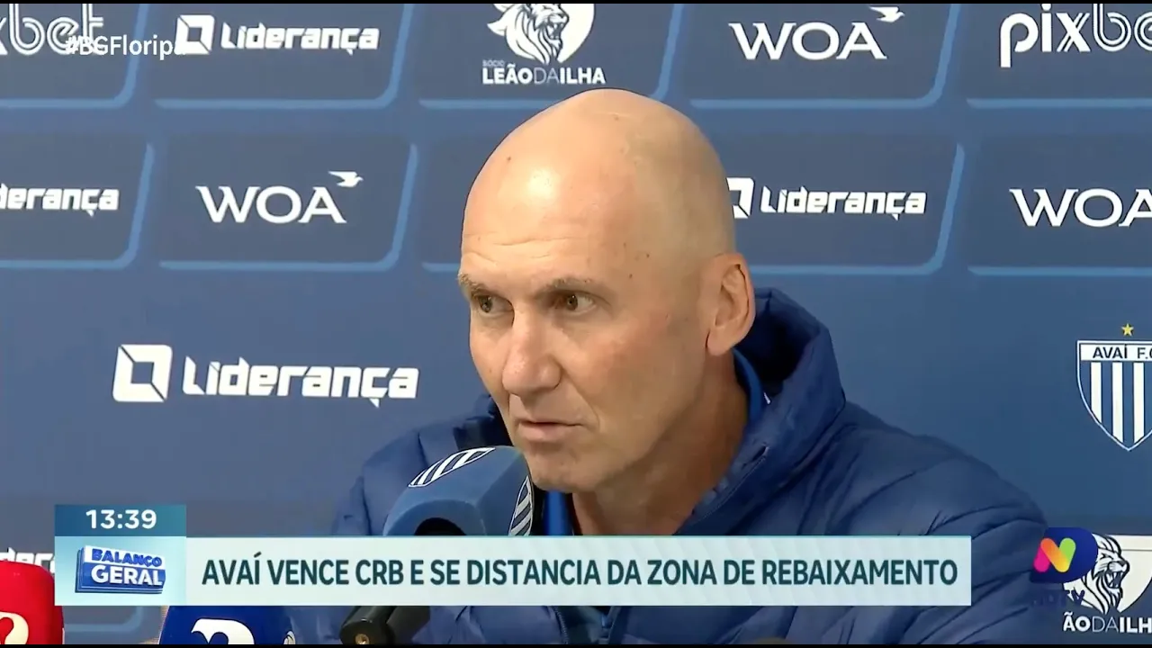 Esporte - Avaí supera CRB e amplia distância da zona de rebaixamento na Série B