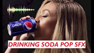 Drinking Soda SFX Sound Effects HD Royalty Free 