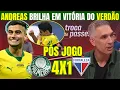 Download Lagu PALMEIRAS 4X1 FORTALEZA! ANDREAS DÁ SHOW EM GRANDE VITÓRIA DO VERDÃO NO BRASILEIRÃO!