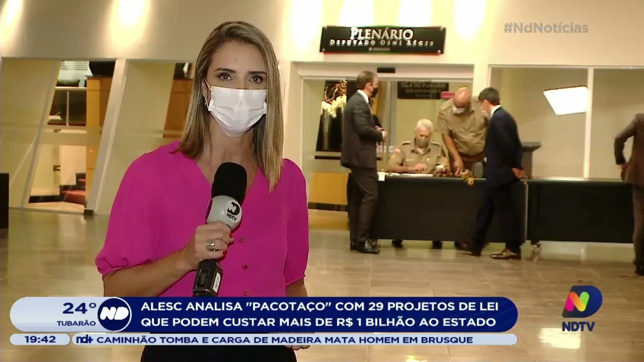 Alesc analisa "pacotaço" com 29 projetos de lei