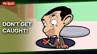 Mr. Bean Tries to Sneak Into a Shop! | Mr Bean Adventures