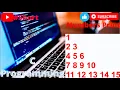 Pattern Print 31 Numbers Pattern Printing in C C Programming Tutorials Coding 2021