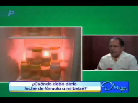 ¿Cuándo debo darle leche de fórmula a mi bebé?