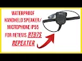 Waterproof Microphone for Retevis RT97S Repeater turn it into a base station too