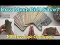 Unstuffing My 100 Envelope Challenge - How Much Did I Save