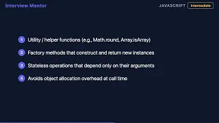 Static vs Instance Methods in JavaScript