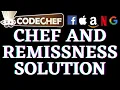 Chef And Remissness CodeChef Beginners Problems Python