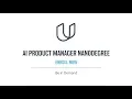Introducing the AI Product Manager Nanodegree Program