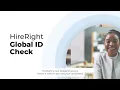 Global ID Check Service - ID Verification Process HireRight