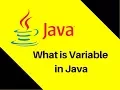 2 2 What is Variable in Java