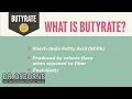 Butyrate The missing link to optimal gut health and immunity