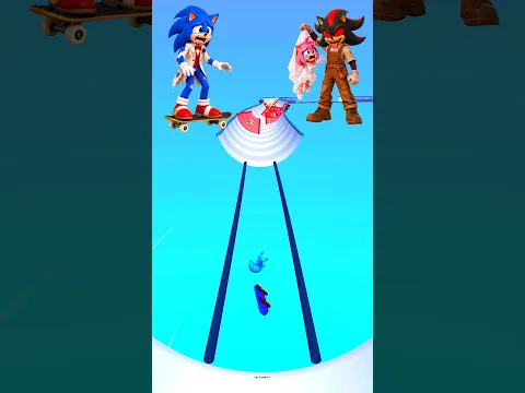 HELP! AMY WEDDING GETS RUINED AS SHADOW ESCAPE SONIC 3D! 😱🛹 #gaming #shorts #shortfeed #viralshorts