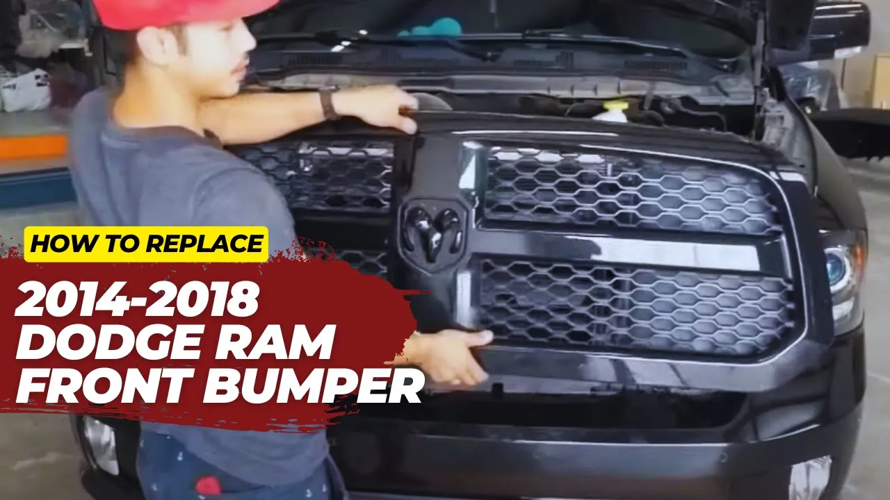 2019-2022 Dodge Ram : Front Bumper Painted (1500 Classic)