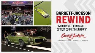 SOLD 1970 Chevrolet Camaro Custom Coupe The Grinch - BARRETT-JACKSON LAS VEGAS REWIND
