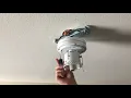 Install Mainstays Ceiling Fan 42 with Light