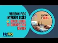 Verizon Fios Internet Fixes Quick Guide to Connection Issues
