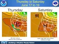Heat Wave continues especially inland areas through June 20 - NWS San Diego