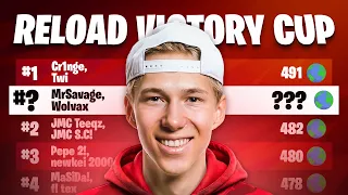 MY GREATEST RELOAD VICTORY CUP IN FORTNITE!