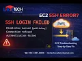 EC2 SSH Login Not Working Fix Permission Denied Connection Refused Step-by-Step AWS Guide