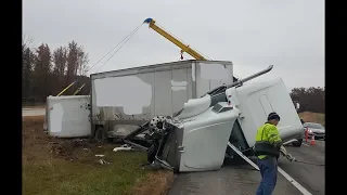 Twisted Truck Driver Walks Away from Major Crash