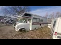 Junkyard Hoopties - Old Chevy Midas RV at the end of its life