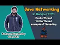Reader-Writer Thread in Java TCP Client-Server Application in Bangla Java Networking