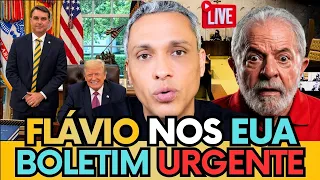 🚨BOLETIM DA NOITE: GAYER REVELA DESESPERO DE LULA APÓS FUGA DE FLÁVIO PARA OS EUA "TRUMP VAI AGIR?"