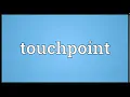 Touchpoint Meaning Wordogram