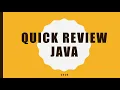 Dasar Dasar Pemrograman Java - Part 1