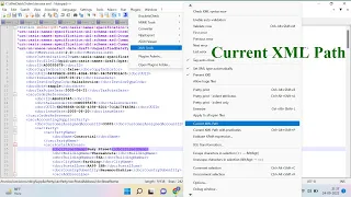 How to get Current XML Path using Notepad plugin XML Tools