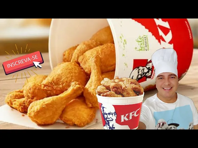 COMO FAZER FRANGO DO KFC #06 COZINHANDO COM PIERETTI