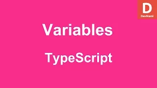 TypeScript Variables