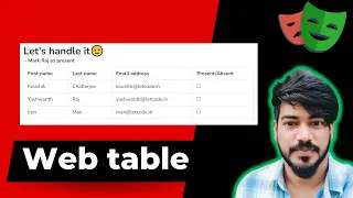 Playwright web table concept Playwright Typescript tutorial - Part 92