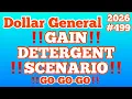 2026 Dollar General Couponing GAIN DETERGENT SCENARIO GO-GO-GO MUST WATCH