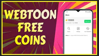 Webtoon FREE Coins - How to Get Webtoon FREE Coins Without Human Verification 2025 iPAD iOS Android