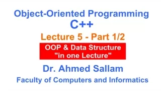 Object-Oriented Programming with C - Lecture 5 Part