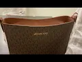 Michael Kors Jet Set Travel Small Signature Logo Messenger Bag
