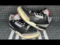 Air Jordan 3 Black Cement Restoration