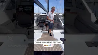 Enjoying Cannes Yacht Festival 👌❤️⛵️ #sailingaquarius #travel #gosailing