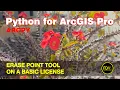 Recreating the Erase Point tool with ArcPy Python for ArcGIS Pro Basic License