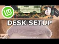 Ultimate Linux Mint Desk Setup Desk to Custom PC Full Customization