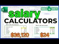 How to Calculate Your Salary or Hourly Rate in Google Sheets Excel